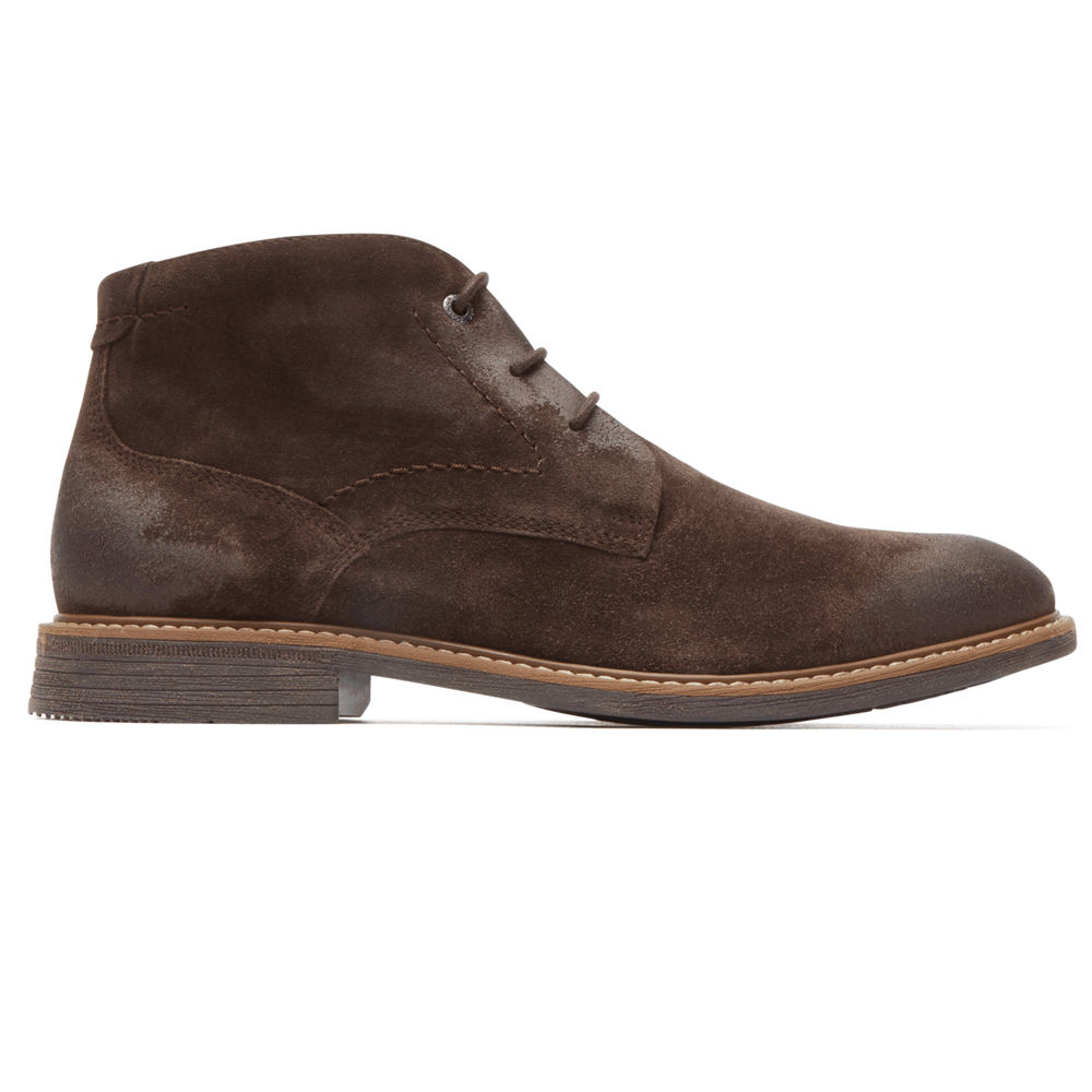 Botas Rockport Homem Marrom - Classic Break Chukka - 51796KZDI